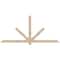 Ekena Millwork Kennewick Smooth Timber Gable Bracket, Douglas Fir, 84"W x 38"H x 3 1/2"D x 3 1/2"F, 11/12 Pitch GBW084X38X0404KEN00SDF - alternate 1